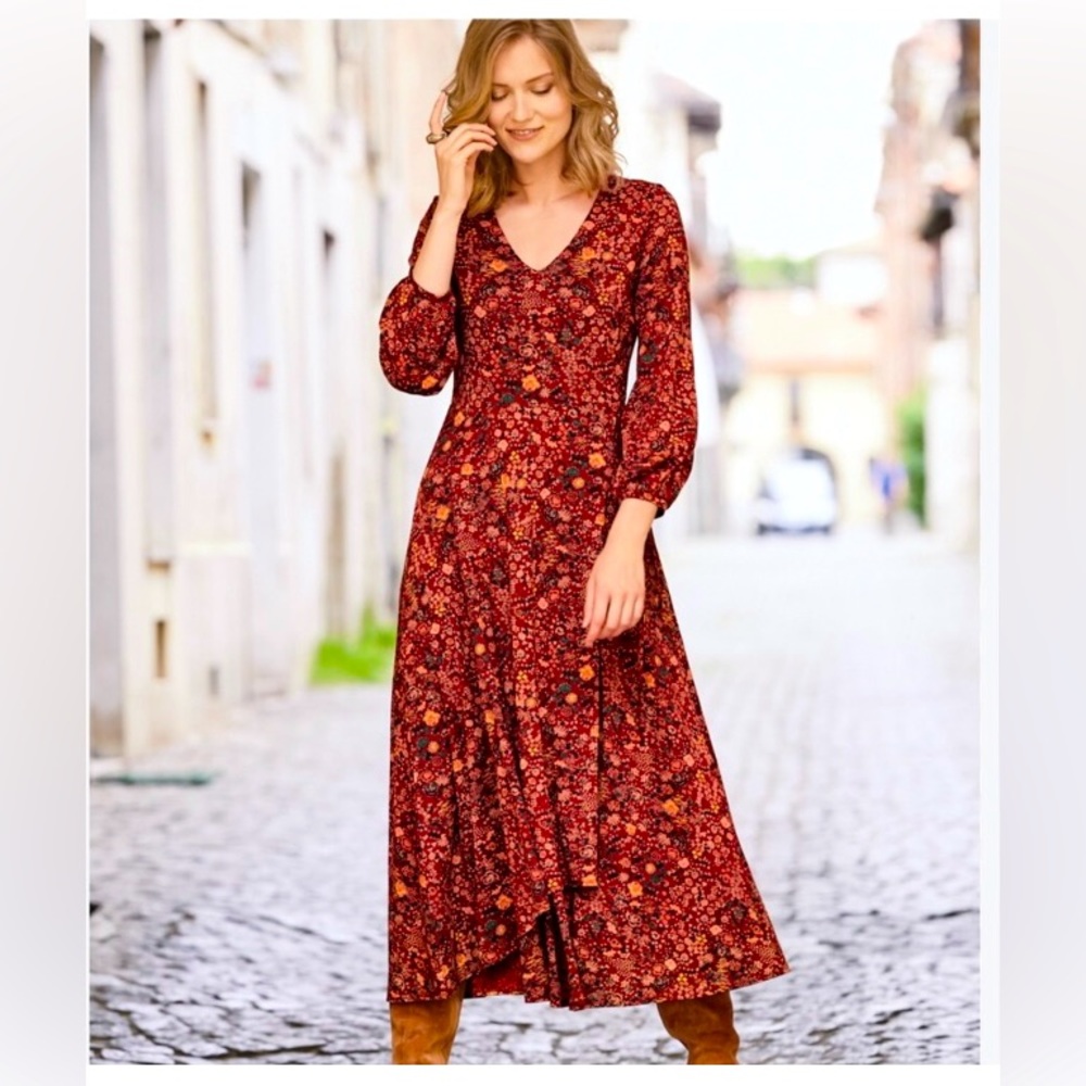 Peruvian Connection Lacquer Rose Dress size M